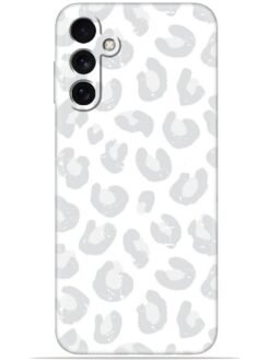 White leopard print Soft Mobile Cover for Samsung Galaxy F54 (5G)