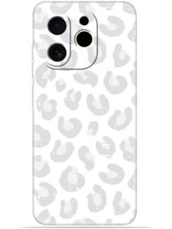 White leopard print Soft Mobile Cover for Tecno Pop 9 (5G)