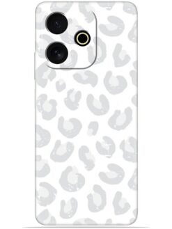 White leopard print Soft Mobile Cover for Oppo A5 Pro (5G)