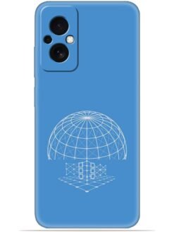 World line art Soft Silicone Mobile Case for Poco M4 (5G)