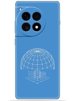 World line art Soft Mobile Cover for Oneplus 12R (5G)