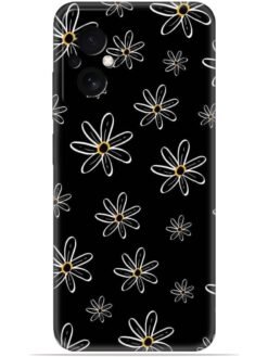 Yellow flower Soft Silicone Mobile Case for Poco M4 (5G)