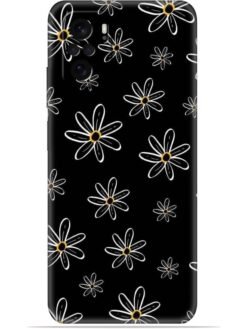 Yellow flower Soft Silicone Mobile Case for Xiaomi Redmi Note 10/10s