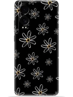 Yellow flower Soft Mobile Cover for Oneplus Nord Ce 4 Lite (5G)