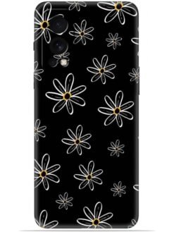 Yellow flower Soft Mobile Cover for Oneplus Nord 2 (5G)