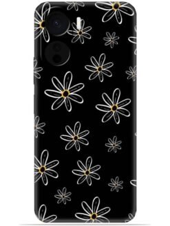 Yellow flower Soft Mobile Cover for Vivo Y16