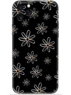 Yellow flower Soft Mobile Cover for Apple Iphone 11 Pro