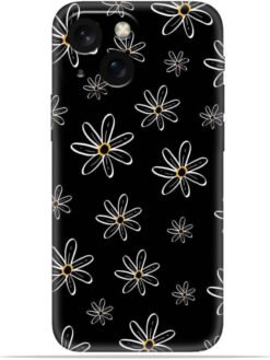 Yellow flower Soft Mobile Cover for Apple Iphone 13