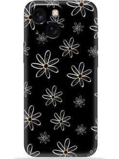 Yellow flower Soft Mobile Cover for Apple Iphone 13 Mini