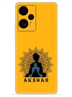 Akshar design Soft Silicone Mobile Case for Poco F5 (5G)