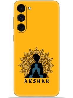 Akshar design Soft Silicone Mobile Case for Samsung Galaxy S23 Plus (5G)