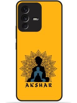 Akshar design Glossy Metal TPU Phone Cover for Vivo V23 (5G)