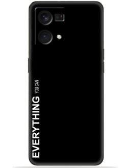 Everything you can Soft Silicone Mobile Case for Oppo F21 Pro (4G)