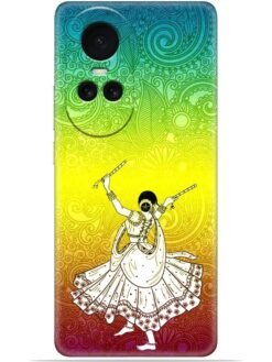 Garba design Soft Mobile Cover for Oppo Reno 10 Pro (5G)
