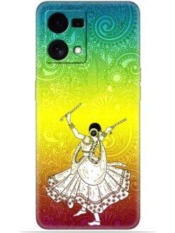 Garba design Soft Mobile Cover for Oppo F21 Pro (4G)
