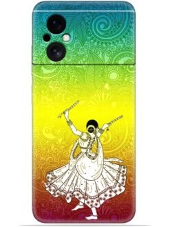 Garba design Soft Mobile Cover for Poco M4 (5G)