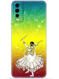 Garba design Soft Mobile Cover for Vivo Y20/Y20i/Y20s/Y20A/Y20G/Y20T