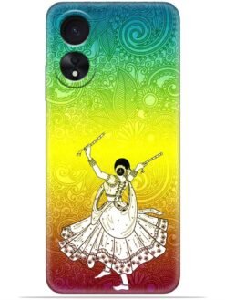 Garba design Soft Silicone Mobile Case for Oppo A17