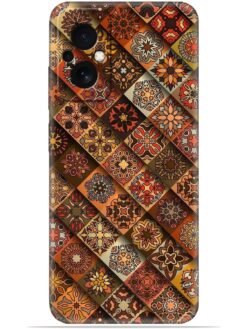 Navratri art Soft Silicone Mobile Case for Poco M4 (5G)