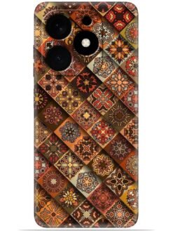 Navratri art Soft Mobile Cover for Tecno Spark 20/20C