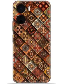Navratri art Soft Mobile Cover for Vivo Y16