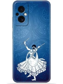Navratri design Soft Silicone Mobile Case for Poco M4 (5G)