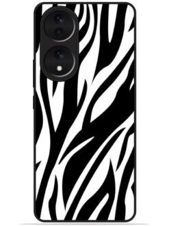 Zebra design Glossy Metal TPU Phone Cover for Vivo Y100 (5G)/Y100A (5G)