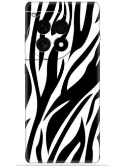 Zebra design Soft Mobile Cover for Oneplus 12R (5G)