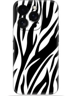 Zebra design Soft Mobile Cover for Apple Iphone 15 Pro