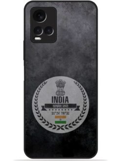 India satyamev jayate Glossy Metal TPU Phone Cover for Vivo Y21/Y21A/Y21G/Y21T/Y21E
