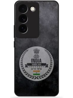India satyamev jayate Glossy Metal TPU Phone Cover for Vivo T3 (5G)