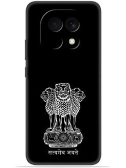Satyamev jayate black Soft Mobile Cover for Oppo F29 (5G)