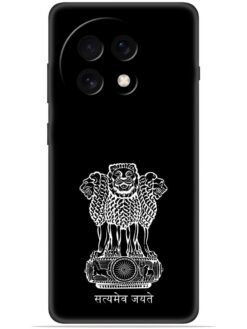 Satyamev jayate black Soft Silicone Mobile Case for Oneplus 13R (5G)