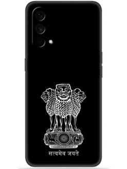 Satyamev jayate black Soft Mobile Cover for Oneplus Nord Ce (5G)