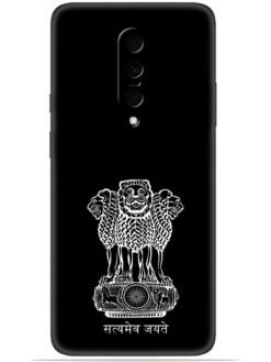 Satyamev jayate black Soft Mobile Cover for Oneplus 7 Pro/7T Pro