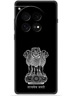 Satyamev jayate black Soft Mobile Cover for Oneplus 12 (5G)