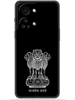 Satyamev jayate black Soft Mobile Cover for Oneplus Nord 2T (5G)