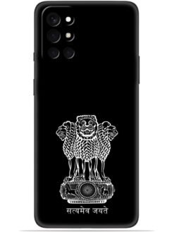 Satyamev jayate black Soft Mobile Cover for Oneplus 9R (5G)