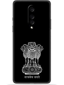 Satyamev jayate black Soft Mobile Cover for Oneplus 8