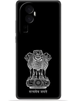 Satyamev jayate black Soft Mobile Cover for Oppo Reno 10 Pro Plus (5G)