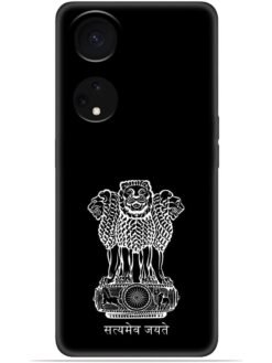 Satyamev jayate black Soft Mobile Cover for Oppo F23 (5G)