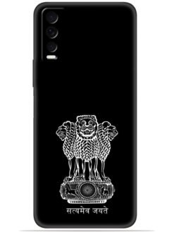 Satyamev jayate black Soft Mobile Cover for Vivo Y20/Y20i/Y20s/Y20A/Y20G/Y20T