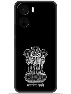 Satyamev jayate black Soft Mobile Cover for Vivo Y56 (5G)