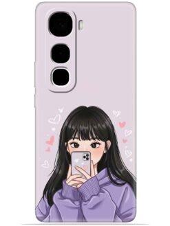 Lady queen Soft Mobile Cover for Vivo Y400 Pro (5G)