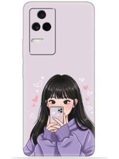 Lady queen Soft Silicone Mobile Case for Poco F4 (5G)