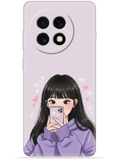 Lady queen Soft Silicone Mobile Case for Oneplus 13R (5G)