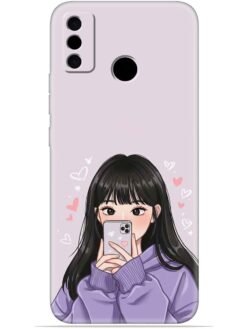 Lady queen Soft Mobile Cover for Tecno Spark Go (2020)