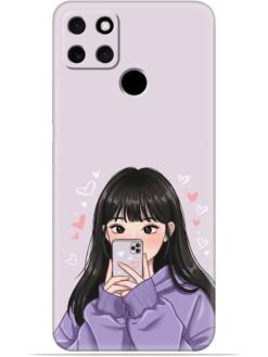 Lady queen Soft Mobile Cover for Realme C21Y