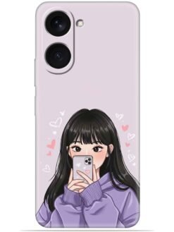 Lady queen Soft Mobile Cover for Vivo Y18/Y18E/Y18i/Y18T