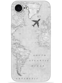 Maps aesthetic Soft Mobile Cover for Apple Iphone 16E